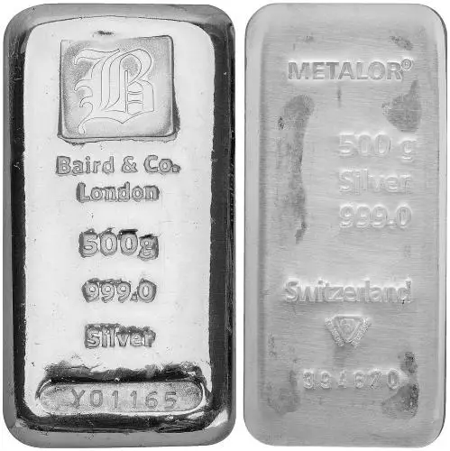 500g Silver Bar