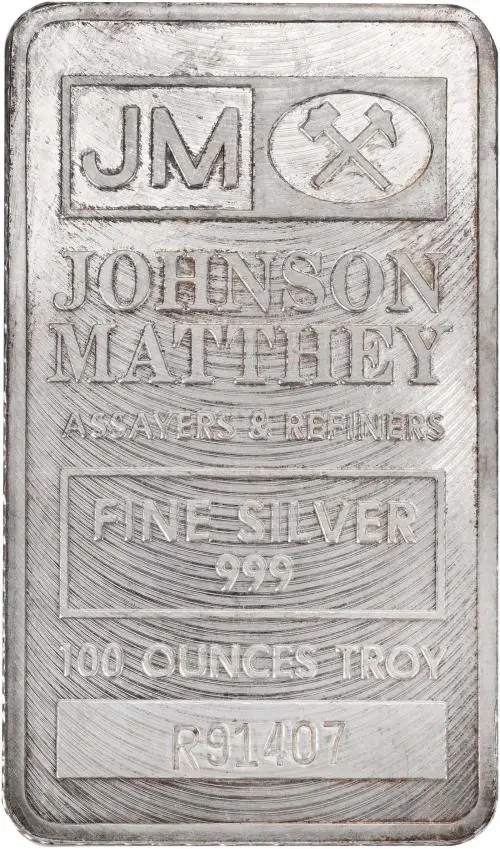 100oz Silver Bar