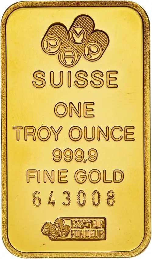 1oz Gold Bar — PAMP Suisse