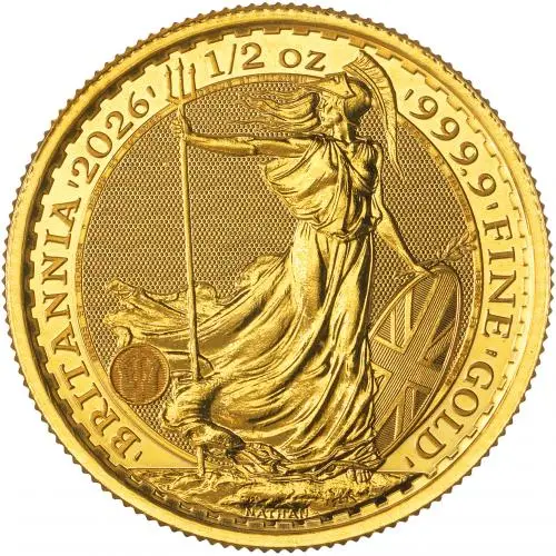 1/2oz Britannia Gold Coin 2026